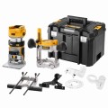 Dewalt Ρούτερ Βυθιζόμενο & Περιθωρίων 1/4″ 8mm 18V XR Solo DCW604NT