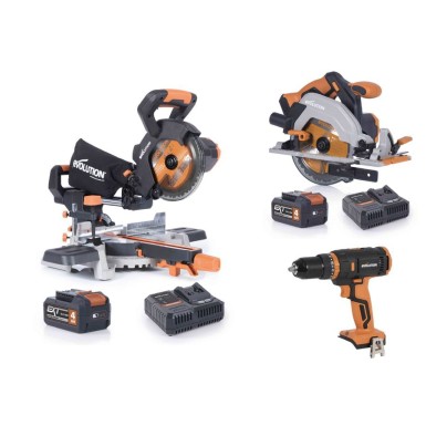 Σέτ Εργαλεία Μπαταρίας EVOLUTION Combo Pack 1