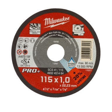 ΛΕΠΤΟΣ ΔΙΣΚΟΣ ΚΟΠΗΣ ΜΕΤΑΛΛΟΥ SCS 41 / 115 PRO+ Ø 115mm MW 4932451484