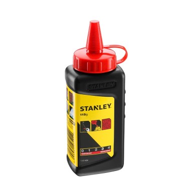 Σκόνη Κιμωλίας Κόκκινη Stanley 115gr 1-47-404