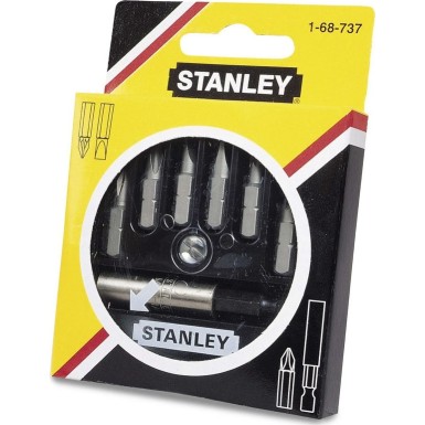 Μύτες Σετ 7 Stanley με Μαγνητικό Αντάπτορα 1-68-737