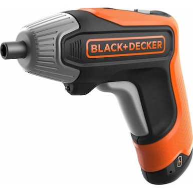 Black & Decker Κατσαβίδι Μπαταρίας 3.6V 5,5Nm σε Κασετίνα BCF611CK-QW 