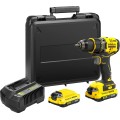 STANLEY FATMAX  20V BRUSHLESS Δραπανοκατσάβιδο 18V (2x2.0Ah) SFMCD720D2K-QW