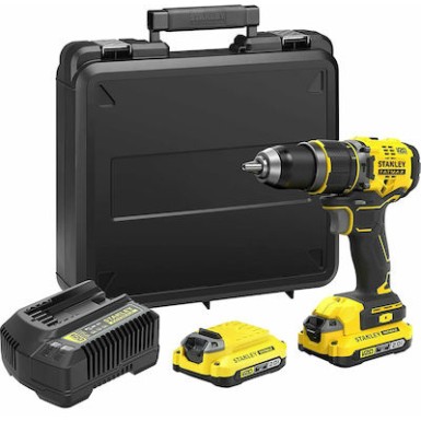 FATMAX® V20 BRUSHLESS 18V Κρουστικό Δραπ/δο (2x2.0Ah) - 14,4V - 18V - 20V ΜΕ ΚΡΟΥΣΗ - STANLEY SFMCD721D2K-QW