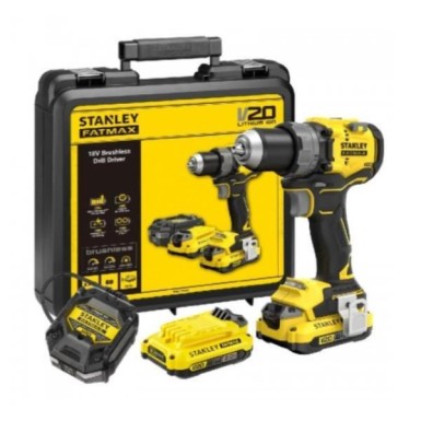 Stanley Κρουστικό Δραπανοκατσάβιδο Μπαταρίας Brushless 18V 2x2Ah SFMCD725D2K-QW
