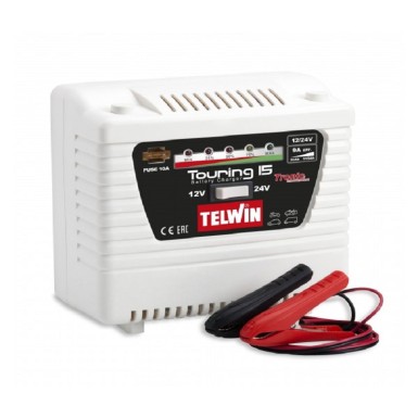 TELWIN TOURING 15 Αυτόματος Ηλεκτρονικός Φορτιστής – Συντηρητής 12V/24V 807592