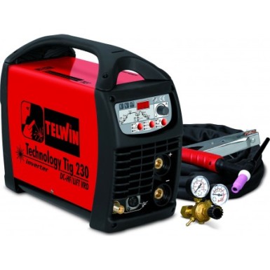 TELWIN - TECHNOLOGY TIG 230 DC-HF/LIFT VRD Ηλεκτροκόλληση Inverter 220A 852055