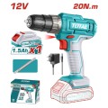 TOTAL ΔΡΑΠΑΝΟΚΑΤΣΑΒΙΔΟ ΜΠΑΤ. Li-ion 12V / 1.5Ah / 20Nm / 1 ΜΠΑΤ (TDLI1218)