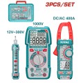TOTAL ΗΛΕΚΤΡΙΚΟ ΚΙΤ ΔΟΚΙΜΗΣ 3ΤΕΜ ONE PROMOTION (TOS24067)