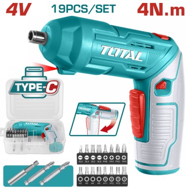 TOTAL ΚΑΤΣΑΒΙΔΙ ΜΠΑΤ. Li-ion 4V / 1.5Ah Type C (TSDLI0442)