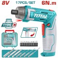 TOTAL ΕΠΑΓΓ. ΚΑΤΣΑΒΙΔΙ ΜΠΑΤ. Li-ion 8V / 1.5Ah Type-C (TSDLI08025)