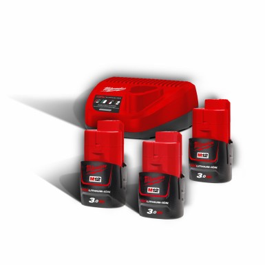 SET ΜΠΑΤΑΡΙΕΣ & ΦΟΡΤΙΣΤΗΣ M12 NRG-303 MW 4933459207