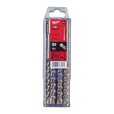 ΤΡΥΠΑΝΙΑ SDS PLUS SET 10τμχ 12x160 4ΚΟΠΩΝ MW 4932352049
