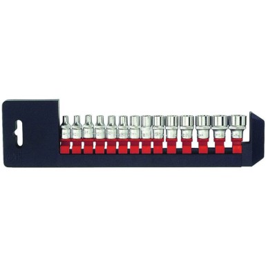 SET ΚΑΡΥΔΑΚΙΑ ΠΟΛ/ΝΑ 1/4" 14τμχ FORCE