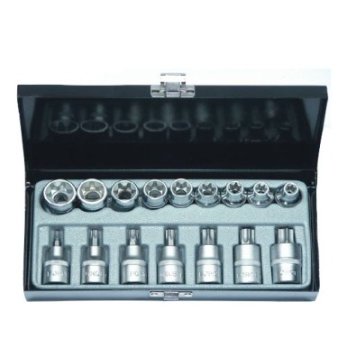 SET ΚΑΡΥΔΑΚΙΑ TORX 1/2'' 16τμχ FORCE