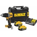 Κρουστικό Δραπανοκατσάβιδο Μπαταρίας Brushless 18V 2x5Ah Dewalt DCD805P2T