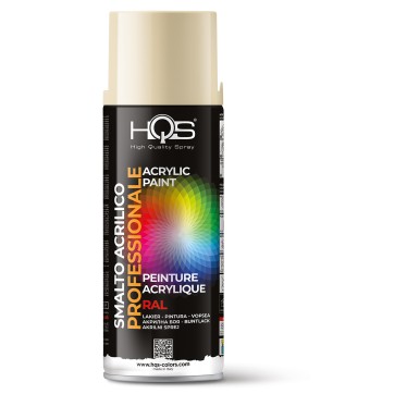 HQS 400HQS1015 SPRAY RAL 1015 , ΕΛΑΦΡΥ ΜΠΕΖ - 400 ML