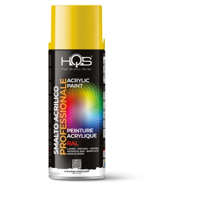 HQS 400HQS1023 SPRAY RAL 1023 , ΚΙΤΡΙΝΟ ΚΥΚΛΟΦΟΡΙΑΣ - 400 ML