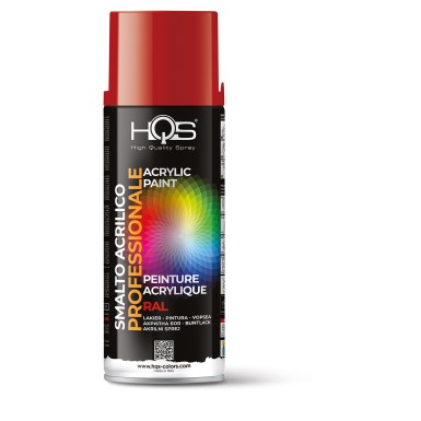 HQS 400HQS3000 SPRAY RAL 3000 , KΟΚΚΙΝΟ ΦΛΟΓΑΣ - 400 ML