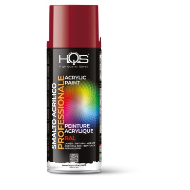 HQS 400HQS3003 SPRAY RAL 3003 , ΚΟΚΚΙΝΟ ΡΟΥΜΠΙΝΙ - 400 ML