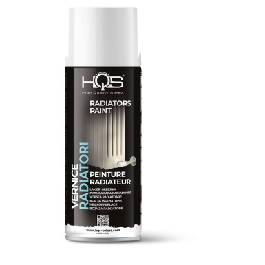 HQS 400HQSRADIATORE SPRAY ΒΑΦΗΣ ΚΑΛΟΡΙΦΕΡ, ΛΕΥΚΟ - 400 ML