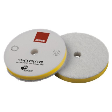 RUPES 9.MF130M ΣΦΟΥΓΓΑΡΙ ΜΕ ΜΙΚΡΟΪΝΕΣ DA FINE, HOOKIT, ΜΕΣΑΙΟ, 130MM (ΚΙΤΡΙΝΟ)