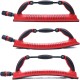 ΕΥΚΑΜΠΤΗ ΡΑΣΠΑ ΧΕΙΡΟΣ ΔΥΟ ΚΛΙΣΕΩΝ 53H, 70MM X 400MM , HOOKIT (ΚΟΚΚΙΝΗ) Maestro FP-70400FR