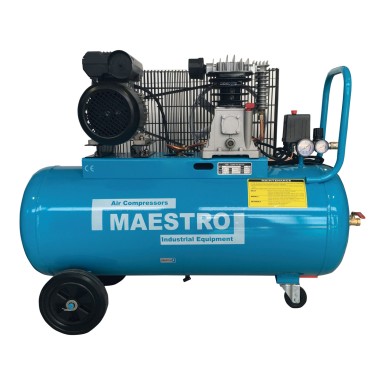 Maestro MAC-150BD BD AΕΡΟΣΥΜΠΙΕΣΤΗΣ ΜΕ ΙΜΑΝΤΑ 1/Φ - 150 LT - 3HP - 2.2KW - 10BAR