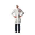 PELATEC SCW7004 POLYTEC COAT ΤΖΑΚΕΤ ΠΡΟΣΤΑΣΙΑΣ ΒΑΦΗΣ ΜΕ ΚΟΥΚΟΥΛΑ, ΜΑΚΡΥ, ΕΠΑΝ/ΜΕΝΟ - XL (ΛΕΥΚΟ)