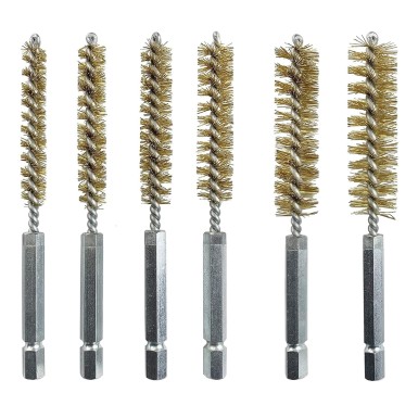 Maestro TBS-06SS ΣΕΤ 6 ΤΕΜΑΧΙΩΝ ΒΟΥΡΤΣΕΣ ΚΑΘΑΡΙΣΜΟΥ INOX