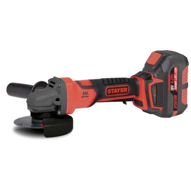 STAYER Γωνιακός Τροχός Μπαταρίας BRUSHLESS 18V - L20 2*5.0Ah