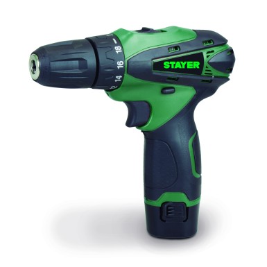 STAYER Δραπανοκατσάβιδο Μπαταρίας  12V Set 2 μπαταρίες 1,5 Ah + φορτιστή
