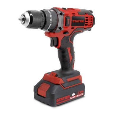 STAYER Κρουστικό Δραπανοκατσάβιδο Μπαταρίας 18V L20series (σετ 1 μπαταρία 2.0Ah και φορτιστής)