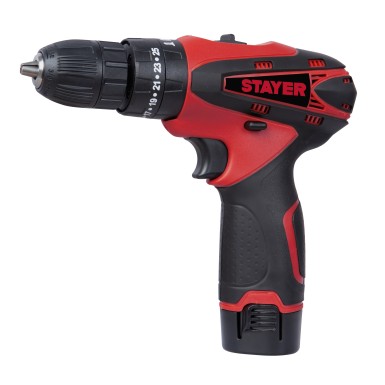 STAYER Κρουστικό Δραπανοκατσάβιδο Μπαταρίας 12V - D Series