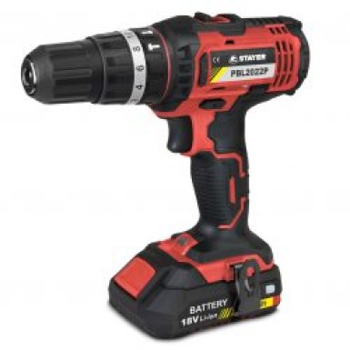 STAYER Κρουστικό Δραπανοκατσάβιδο Μπαταρίας 18V - L20 Set 2 μπαταρίες 2,0Ah + φορτιστή