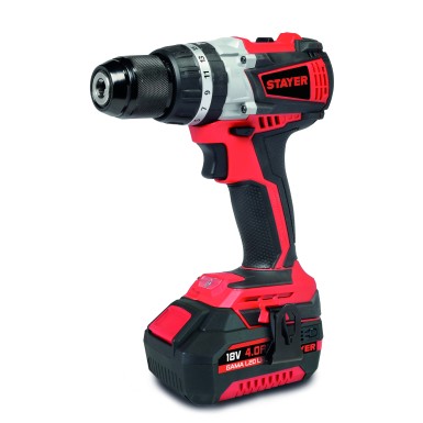 STAYER Κρουστικό Δραπανοκατσάβιδο Μπαταρίας Brushless 18V - L20 Set 2 μπαταρίες 4,0Ah + φορτιστή