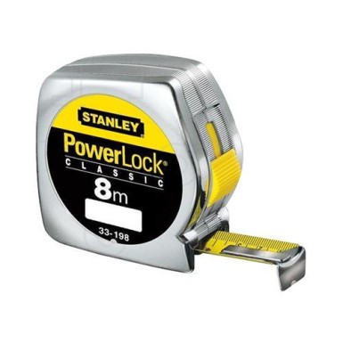 Μέτρο POWERLOCK με κέλυφος ABS και λάμα 25mm - 8m blister 0-33-198