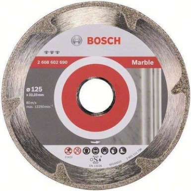 Διαμαντόδισκος Κοπής Best for Marble 125mm  Bosch 2608602690