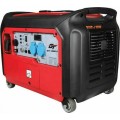 Αθόρυβη Γεννήτρια Inverter Βενζίνης Τετράχρονη με Μίζα, Ρόδες και Μέγιστη Ισχύ 4kVA Geotec GEP922208301 GTI 4000E