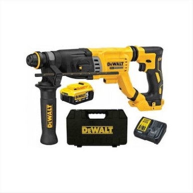 Κρουστικό Σκαπτικό Μπαταρίας 18V με SDS Plus Dewalt DCH263P1