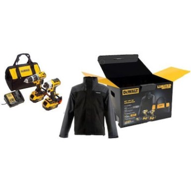Κρουστικό Δραπανοκατσάβιδο Μπαταρίας Brushless 2x5Ah Dewalt DCK266P2LR