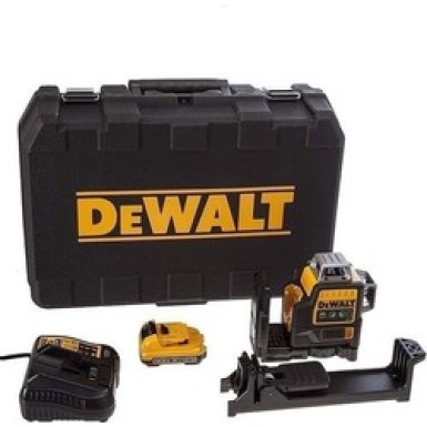 DEWALT - ΑΥΤΟΡΥΘΜΙΖΟΜΕΝΟ ΛΕΪΖΕΡ 3X 360° ΣΤΑΥΡΟΥ-ΠΡΑΣΙΝΗΣ ΓΡΑΜΜΗΣ DCE089D1G
