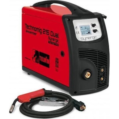 TELWIN TECHNOMIG 215 DUAL SYNERGIC 3in1 Ηλεκτροσυγκόλληση Σύρματος MIG-MAG/TIG/MMA 816053