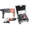 STAYER Set  Σκαπτικό και Τροχός SDS-Plus  HD 27 C Σκαπτικό + SAB 800 BR 