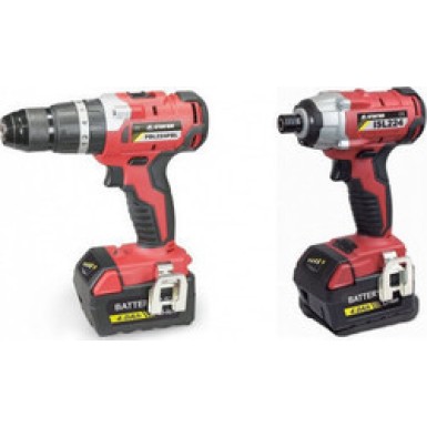 STAYER ΣΕΤ ΕΡΓΑΛΕΙΩΝ ΜΠΑΤΑΡΙΑΣ 18V BRUSHLESS ΔΡΑΠΑΝΟΚΑΤΣΑΒΙΔΟ ΚΡΟΥΣΤΙΚΟ PBL 224 P & ΠΑΛΜΙΚΟ ISL 224