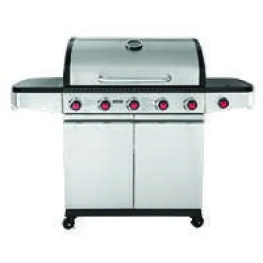 Ψησταριές (BBQ) Υγραερίου UNIMAC Με 5 καυστήρες + 1 πλαϊνή εστία 661318
