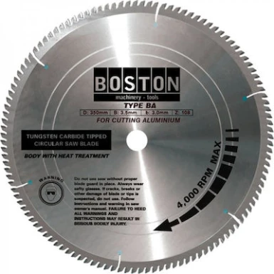 BOSTON: BA-21060 ΔΙΣΚΟΣ ΚΟΠΗΣ ΑΛΟΥΜ. Φ210/30/Ζ60