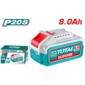 TOTAL ΕΠΑΓΓ. ΜΠΑΤΑΡΙΑ Li-ion 20V / 8Ah TFBLI2108