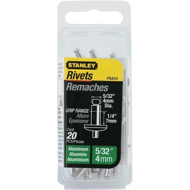 STANLEY Πριτσίνι αλουμινίου 15τεμ. Νο4x12 1-PAA58T