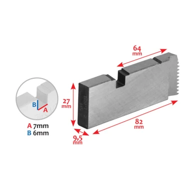 ΜΑΧΑΙΡΙΑ 1/2"-3/4" BSPT ΒΙΔΟΛ.ΤΤ-50 HSS